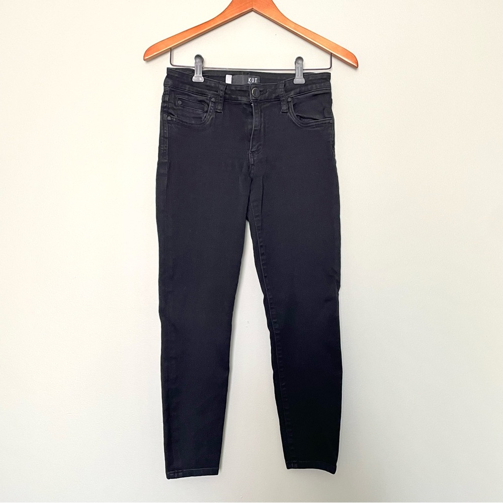 Women’s Kut From The Kloth Black Skinny Jeans Size 0
